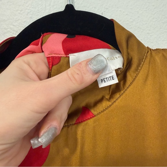 Corey Lynn Calter Anthropologie Gianna Mock Neck Tiered Maxi Dress XSP - Picture 6 of 9